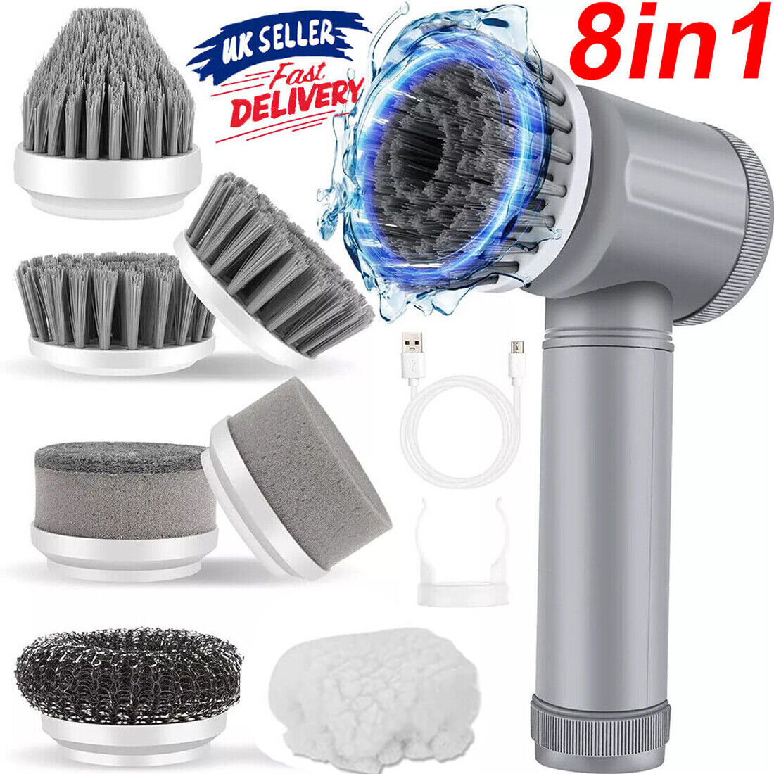 Electric Spin Scrubber Brush