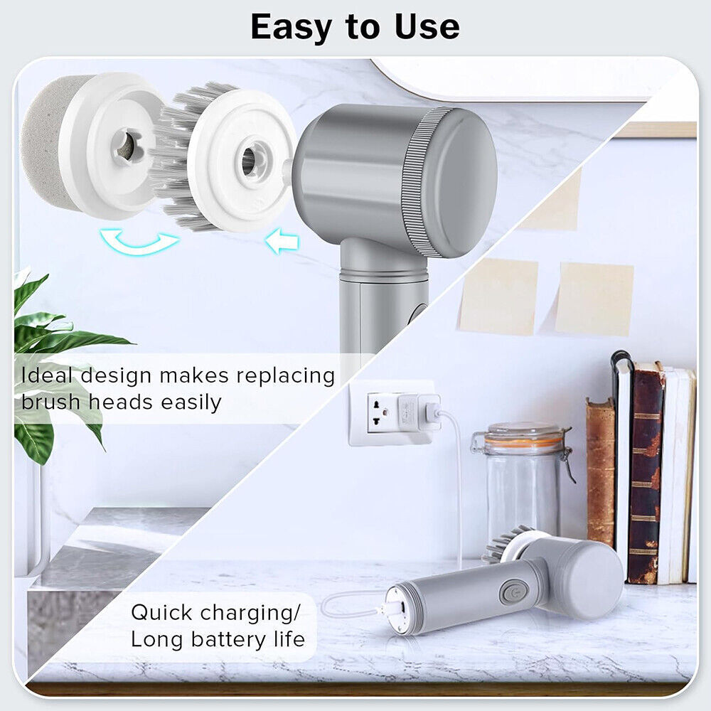 Electric Spin Scrubber Brush