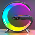G-Shape RGB Lamp with Bluetooth Speaker & Wireless Charger